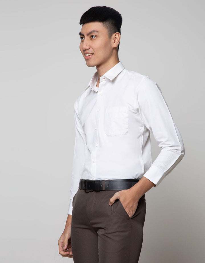 Gufo Kemeja Lengan Panjang Plain
