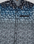 Forex Leaf Print Short Sleeve Shirt 