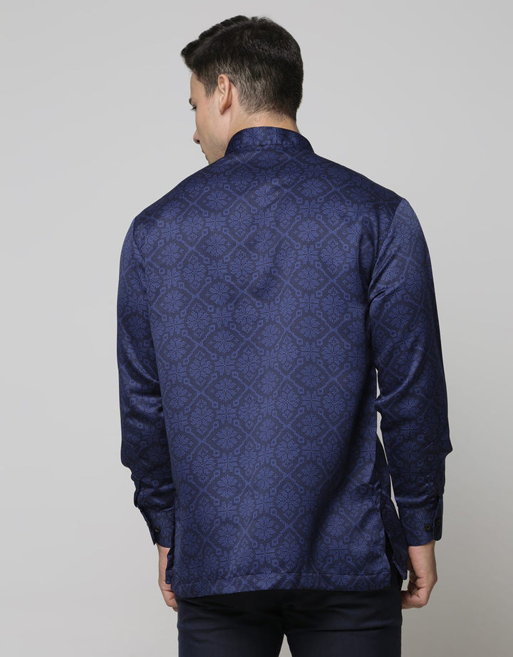 Arjuna Weda Woven Background Batik Shirt