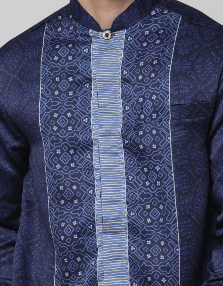 Arjuna Weda Woven Background Batik Shirt