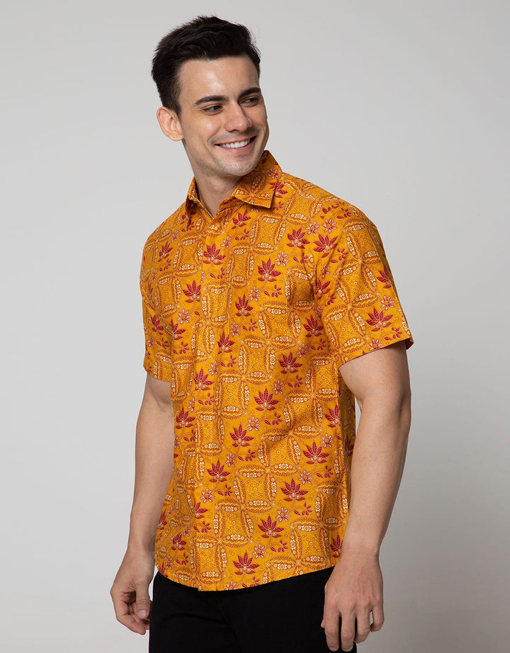Adikusuma Hem Batik Lereng Kawung Pria