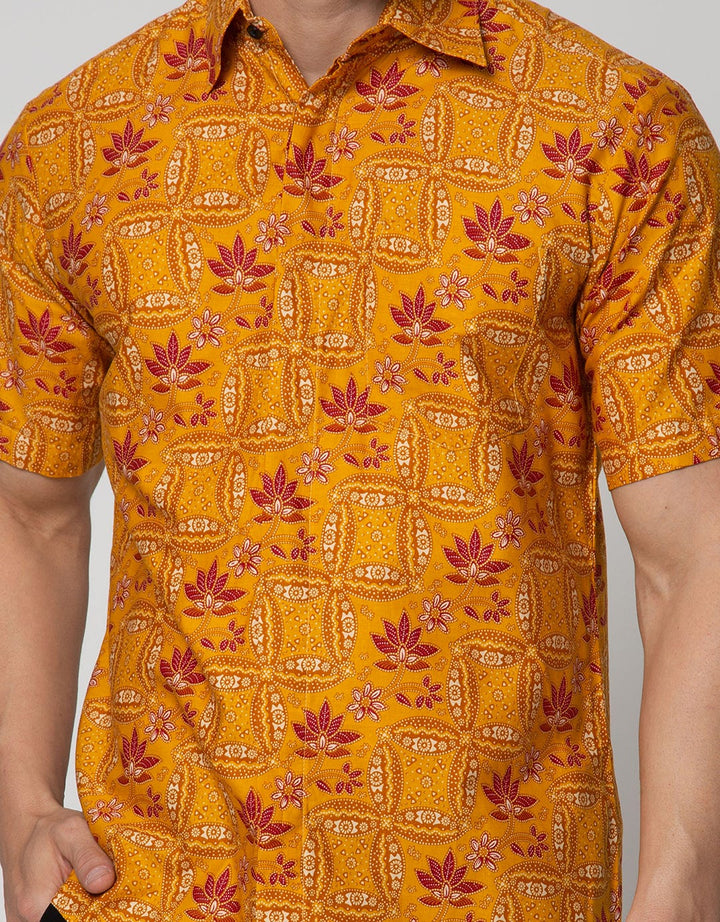 Adikusuma Hem Batik Lereng Kawung Pria
