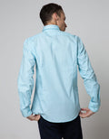 Cole Ls Shirt Print Slim Button Down