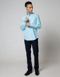 Cole Ls Shirt Print Slim Button Down