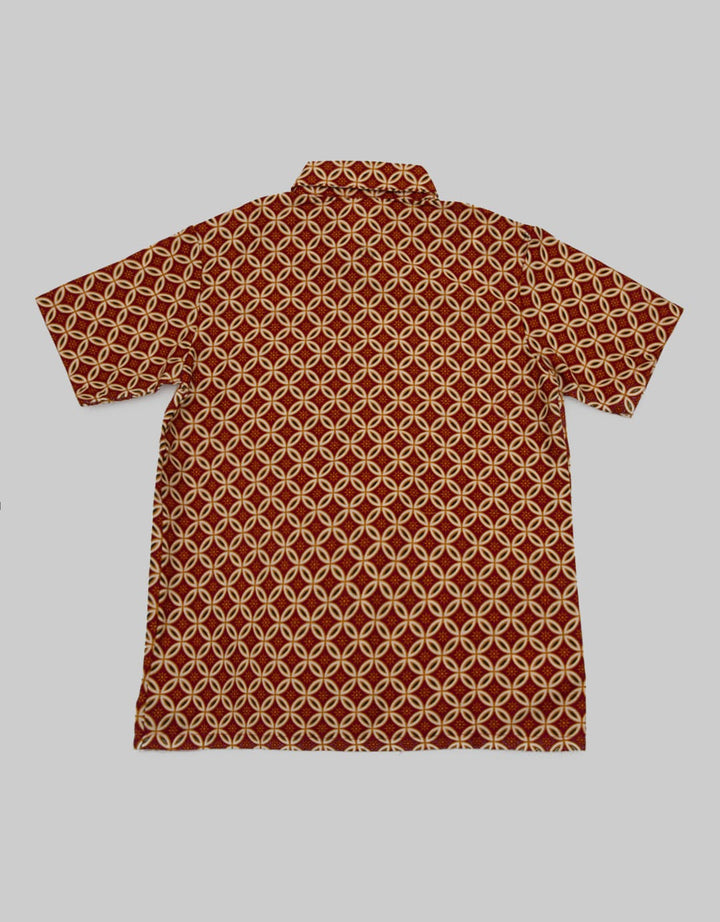 Arjunaweda Hem Boy Batik Kawung Pesisir