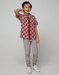 Arjuna Weda Boy Shirt Batik Ray Kawung