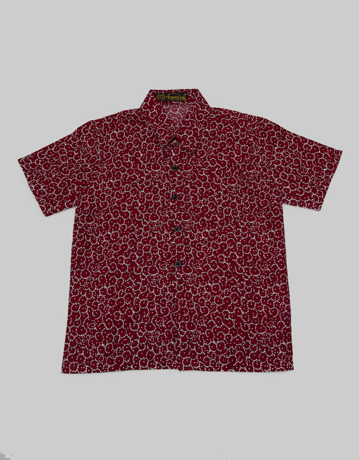 Arjunaweda Boy's Batik Shirt with Mountain Pattern