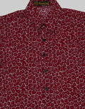 Arjunaweda Boy's Batik Shirt with Mountain Pattern