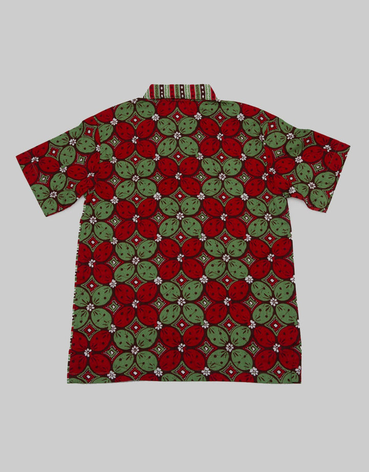 Arjunaweda Hem Boy Batik Kawung Candy
