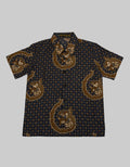 Arjuna Weda Short Shirt Batik Background Truntum
