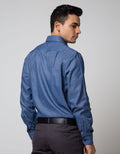 Cole Long Sleeve Shirt Texture Regular Point Collar