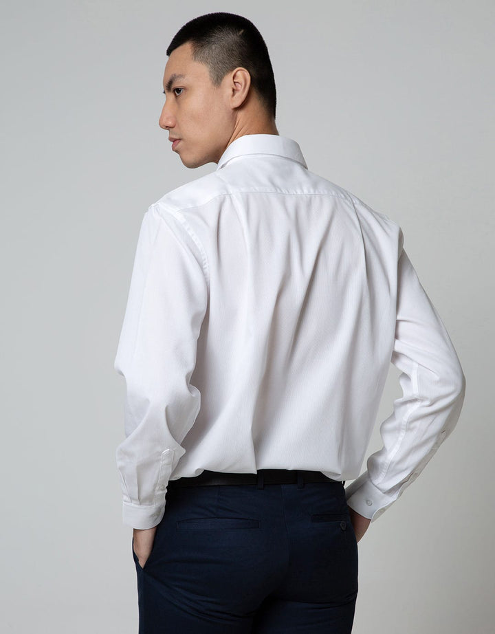 Cole Long Sleeve Shirt Plain Texture