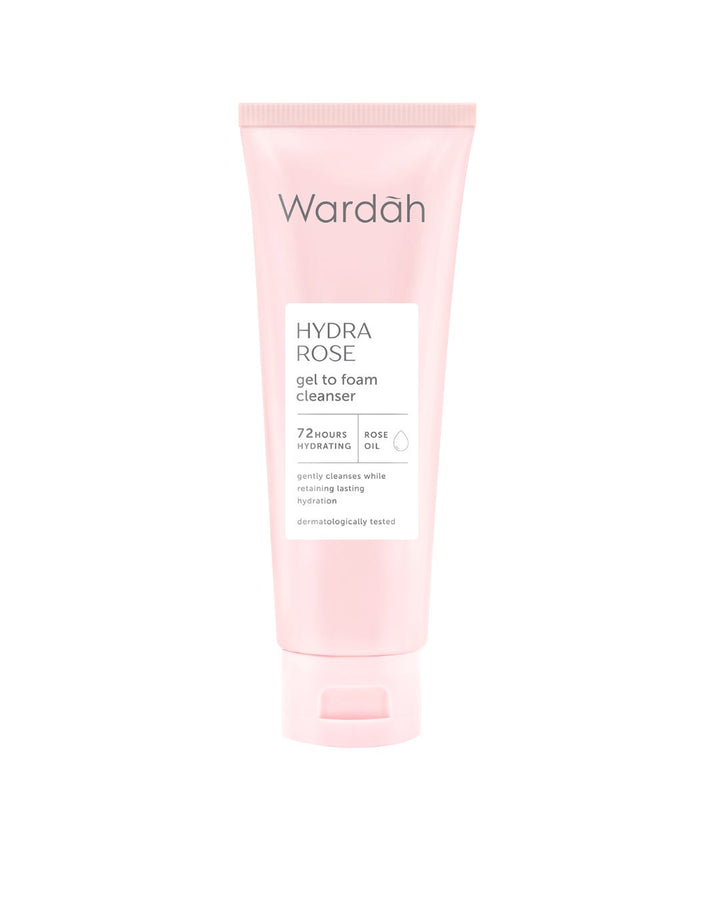 Wardah Hydra Rose Gel to Foam Cleanser 100 ml