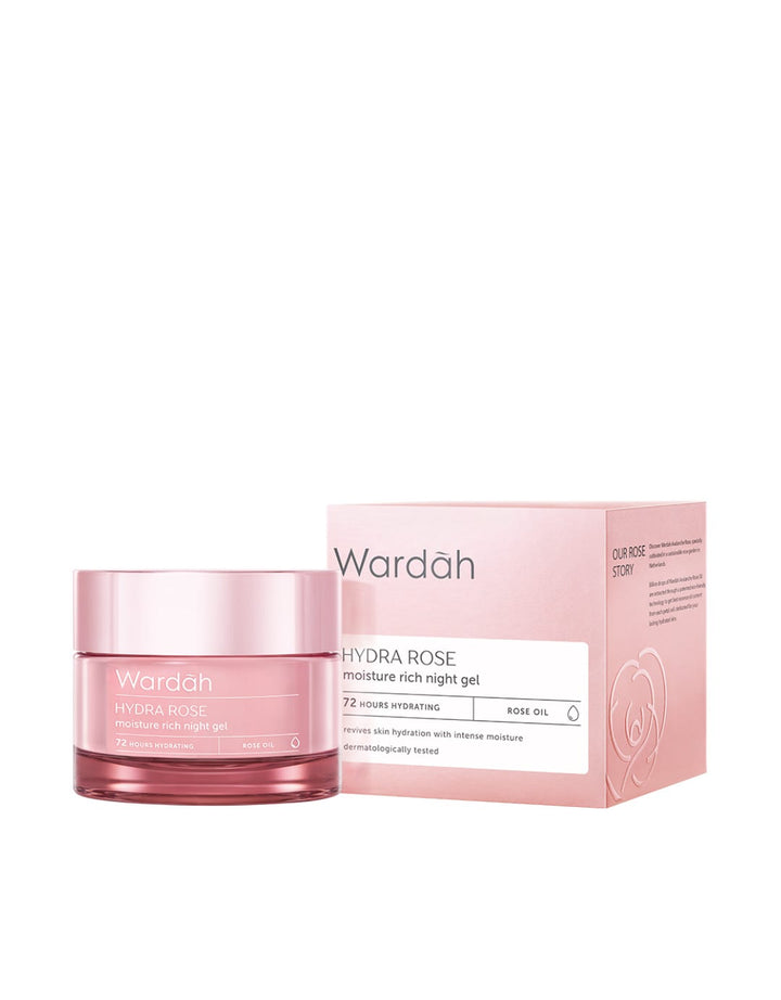 Wardah Hydra Rose Moisture Rich Night Gel 40 g