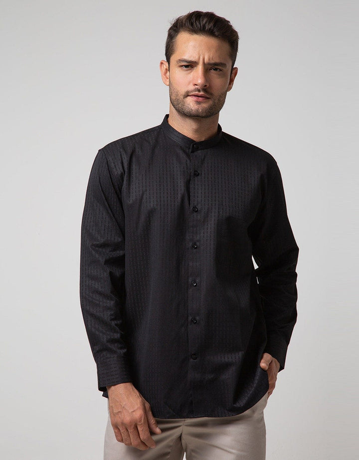 Stanley Adams Long Sleeve Shirt Stripe Shanghai Collar