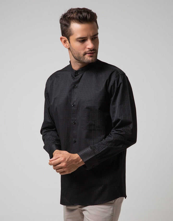Stanley Adams Long Sleeve Shirt Stripe Shanghai Collar