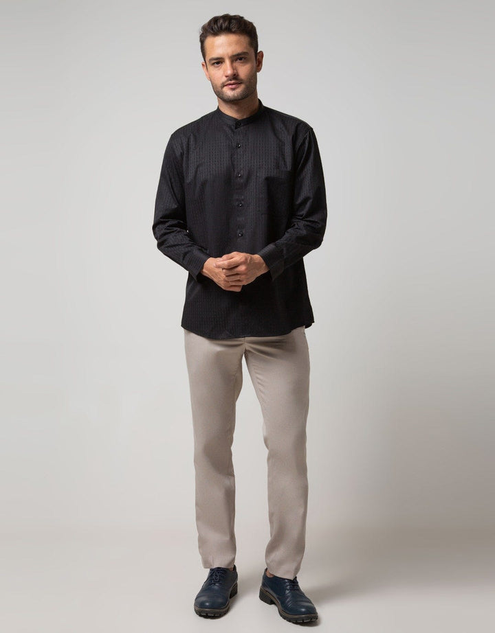Stanley Adams Long Sleeve Shirt Stripe Shanghai Collar