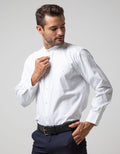 Stanley Adams Long Sleeve Shirt Stripe Shanghai Collar