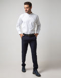Stanley Adams Long Sleeve Shirt Stripe Shanghai Collar