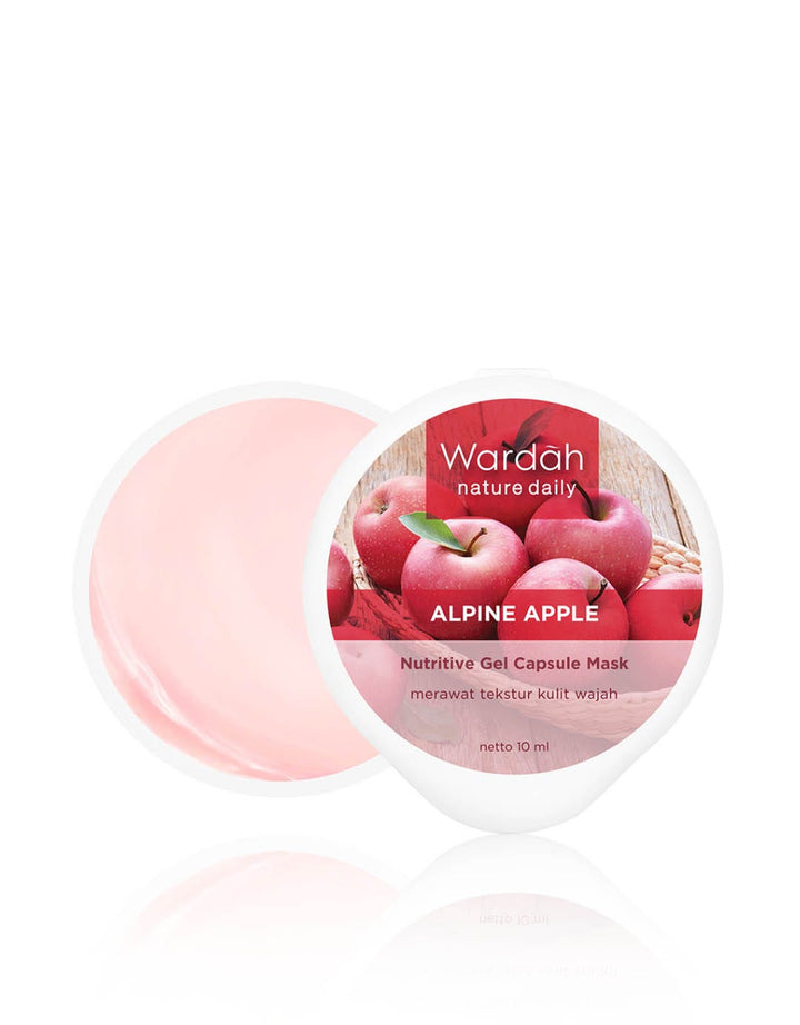 Wardah Nature Daily Alpine Apple Nutritive Gel Capsule Mask 10 ml