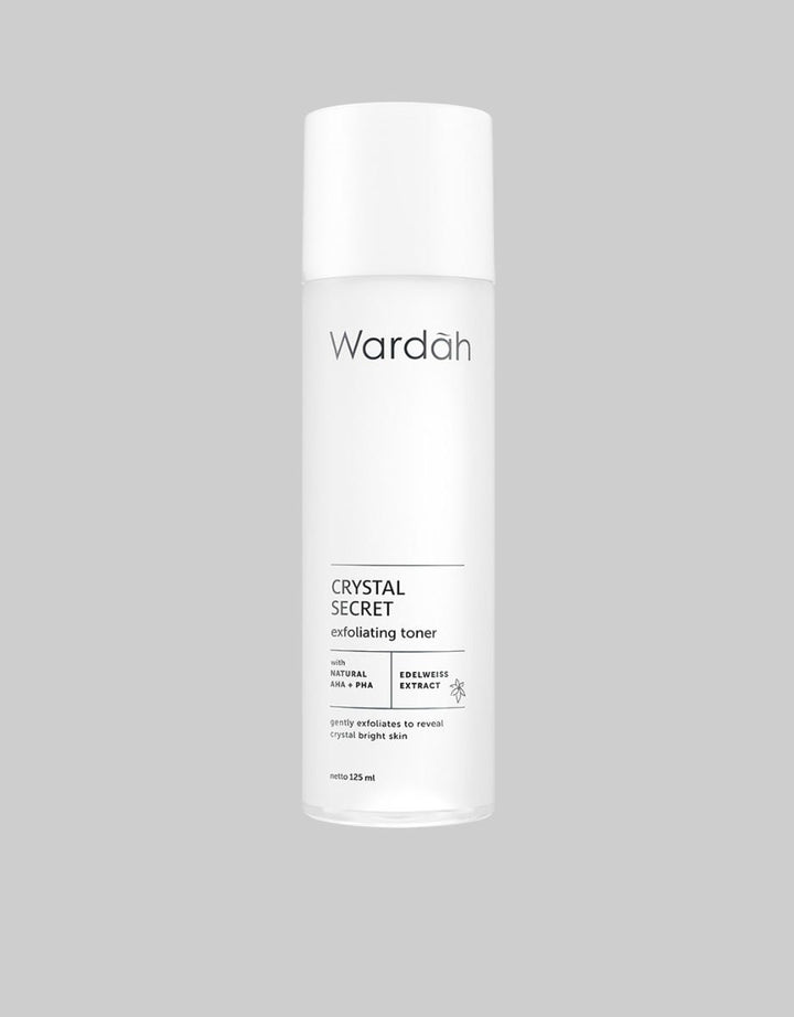 Wardah Crystal Secret Exfoliating Toner with Natural AHA+PHA 125 ml