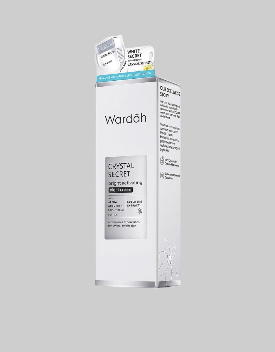 Wardah Crystal Secret Bright Activating Night Cream 15 ml