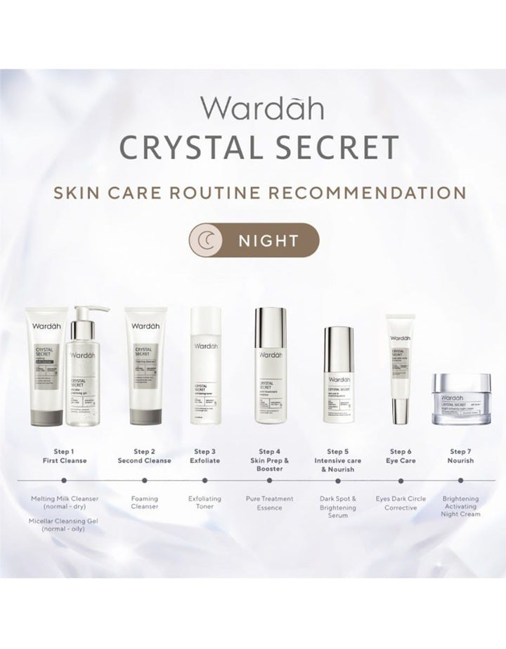 Wardah Crystal Secret Bright Activating Night Cream 15 ml