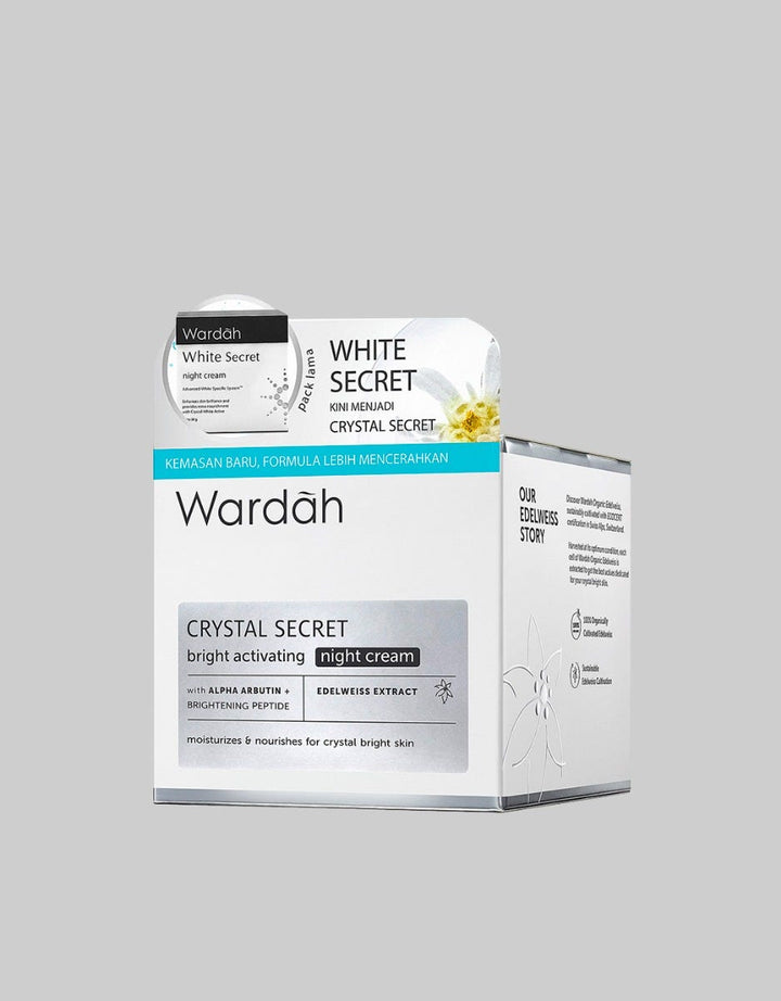 Wardah Crystal Secret Bright Activating Night Cream 30 g