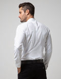 Stanley Adams Long Sleeve Shirt Texture White Slim Shanghai