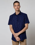 Stanley Adams Short Sleeve Shirt Slim Print