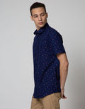 Stanley Adams Short Sleeve Shirt Slim Print