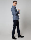 Stanley Adams Long Sleeve Shirt Slim Print