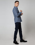 Stanley Adams Long Sleeve Shirt Slim Print