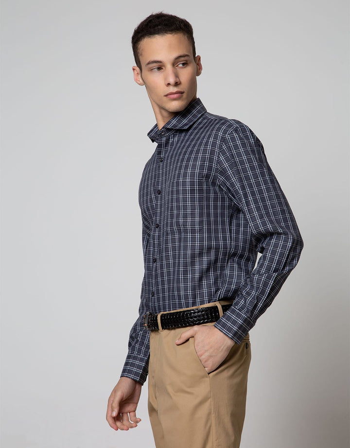 Stanley Adams Long Sleeve Shirt Check