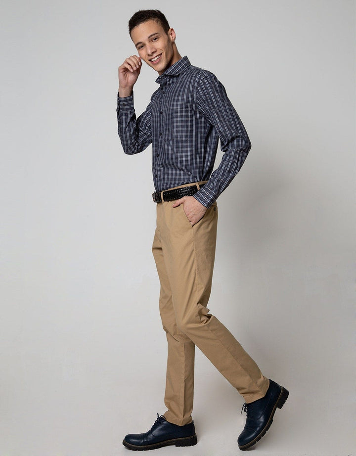 Stanley Adams Long Sleeve Shirt Check
