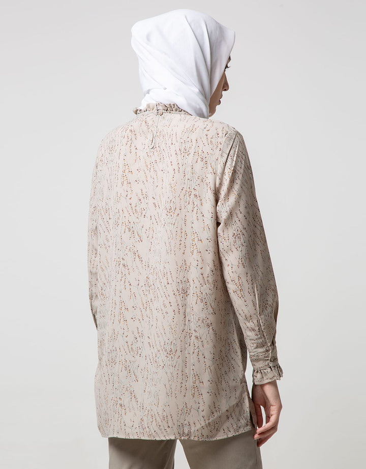 Annisa Long Sleeve Blouse Flower Bell Manset