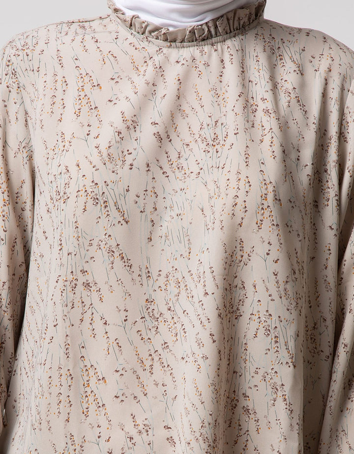 Annisa Long Sleeve Blouse Flower Bell Manset