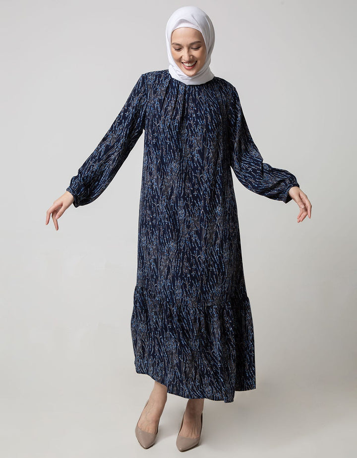 Annisa Maxi Dress Pleated Neck