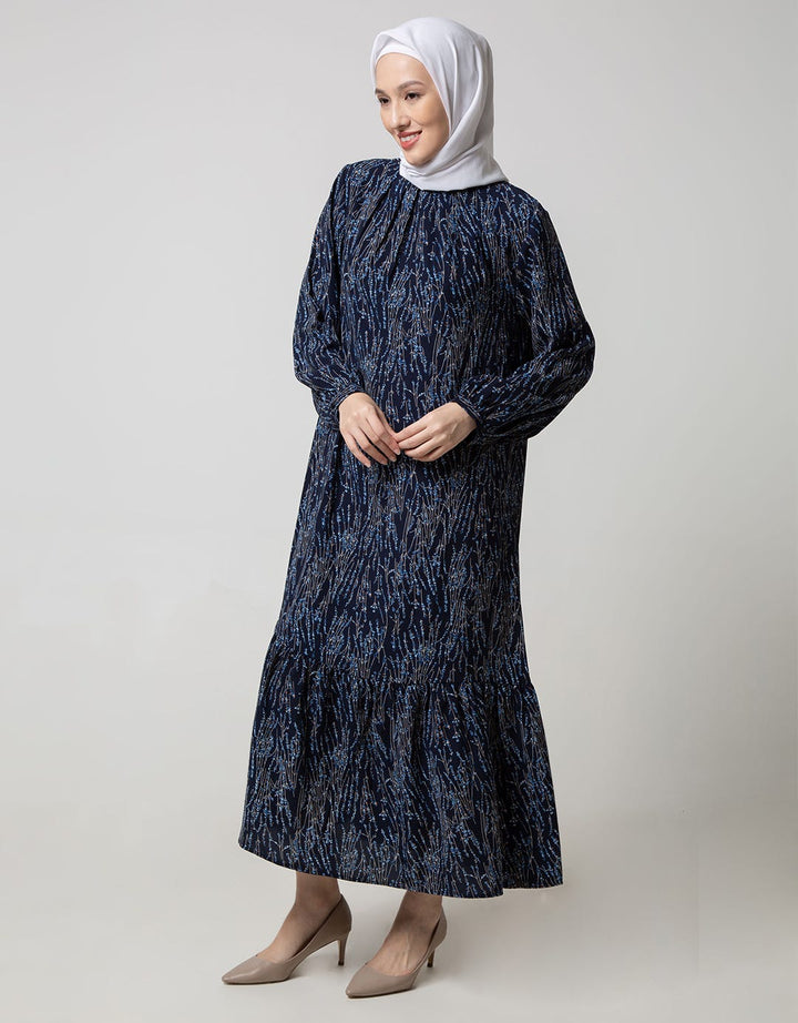 Annisa Maxi Dress Pleated Neck