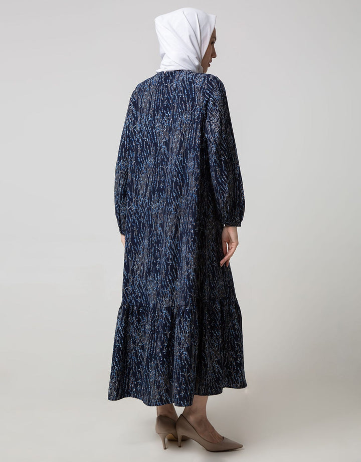 Annisa Maxi Dress Pleated Neck