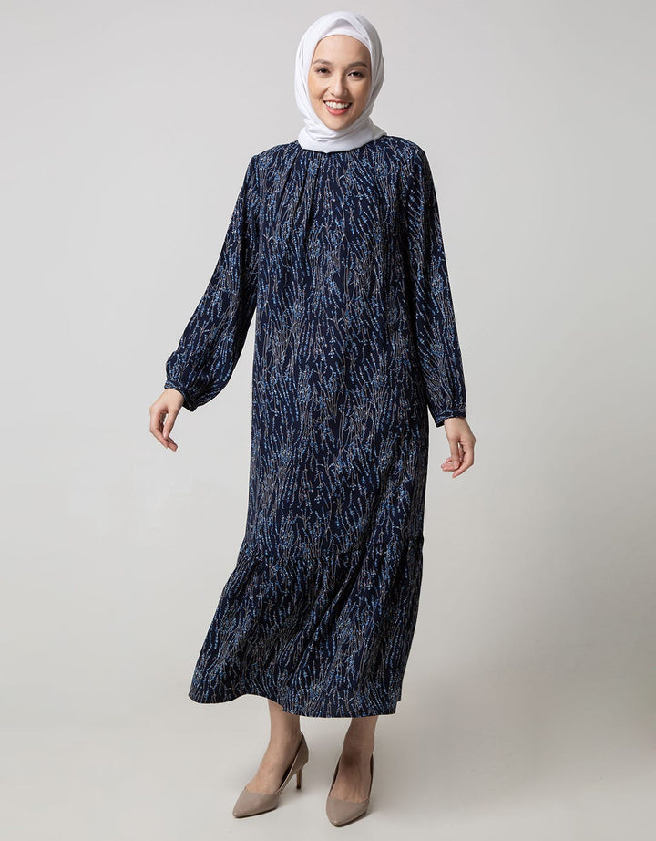 Annisa Maxi Dress Pleated Neck