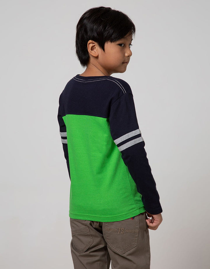 Little M Long Sleeve T-Shirt Cut N Sewn Athletic City Flocking