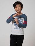 Little M Long Sleeve T-Shirt Cut N Sewn Athletic City Flocking