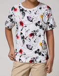 Little M Short Sleeve T-Shirt Fullprint Space Rocket Splash