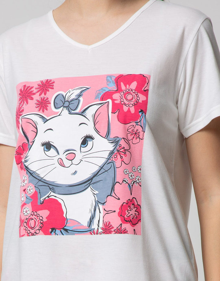 Disney Marie Short Sleeve Pyjama Shorts