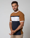 Details Short Sleeve T-Shirt Round Neck Cut & Sewn