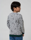 Little M Fullprint Rocket Sweater