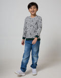 Little M Fullprint Rocket Sweater
