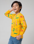 Little M Sweater Fullprint Croco Animal