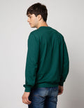Details Embroidered Round Neck Jumper Sweatshirt